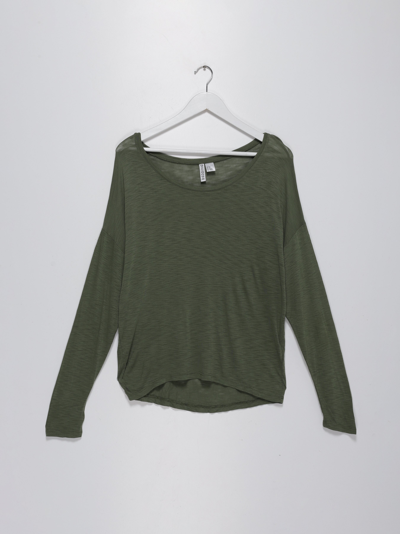 Лонгслив H&M модель 0348870_зелений Лонгслив H&M модель 0348870_зелений Фото