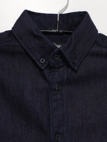 Рубашка повседневная H&M модель 0354598_т.синій Фото