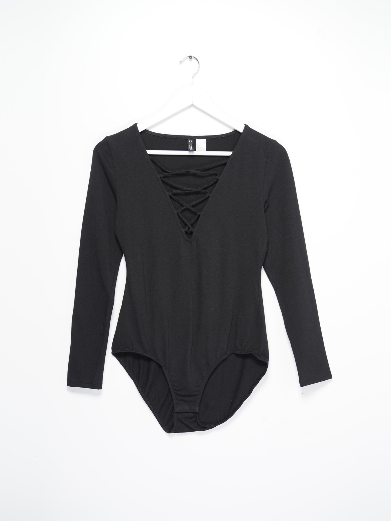 Боді H&M модель 0362985_чорний Фото