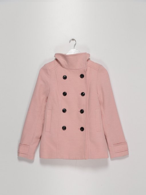 Пальто H&M модель 0390162_с.рожевий Фото