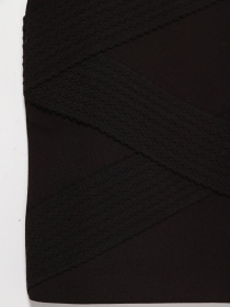 Юбка мини H&M модель 0393108_чорний Фото