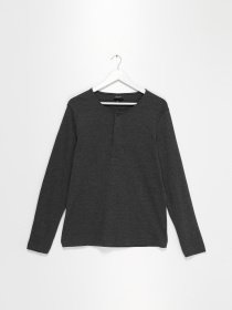 Лонгслив H&M модель 0393532_т.сірий Фото