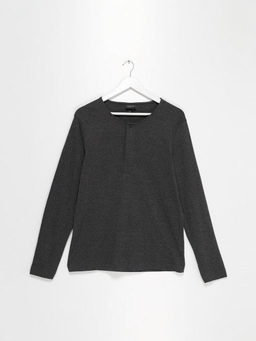 Лонгслив H&M модель 0393532_т.сірий Фото