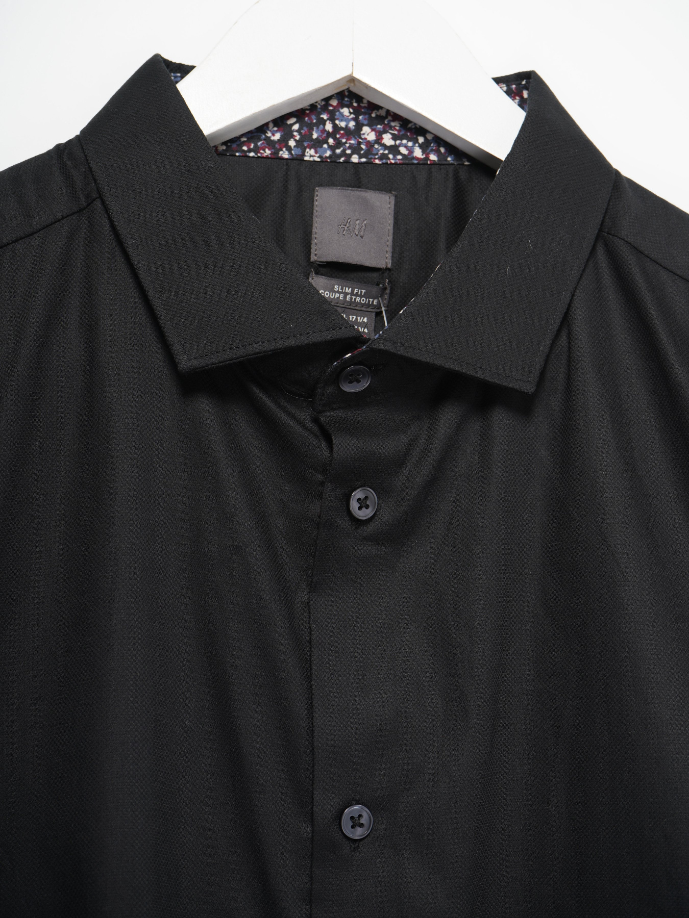 Сорочка H&M модель 0395127_чорний Фото