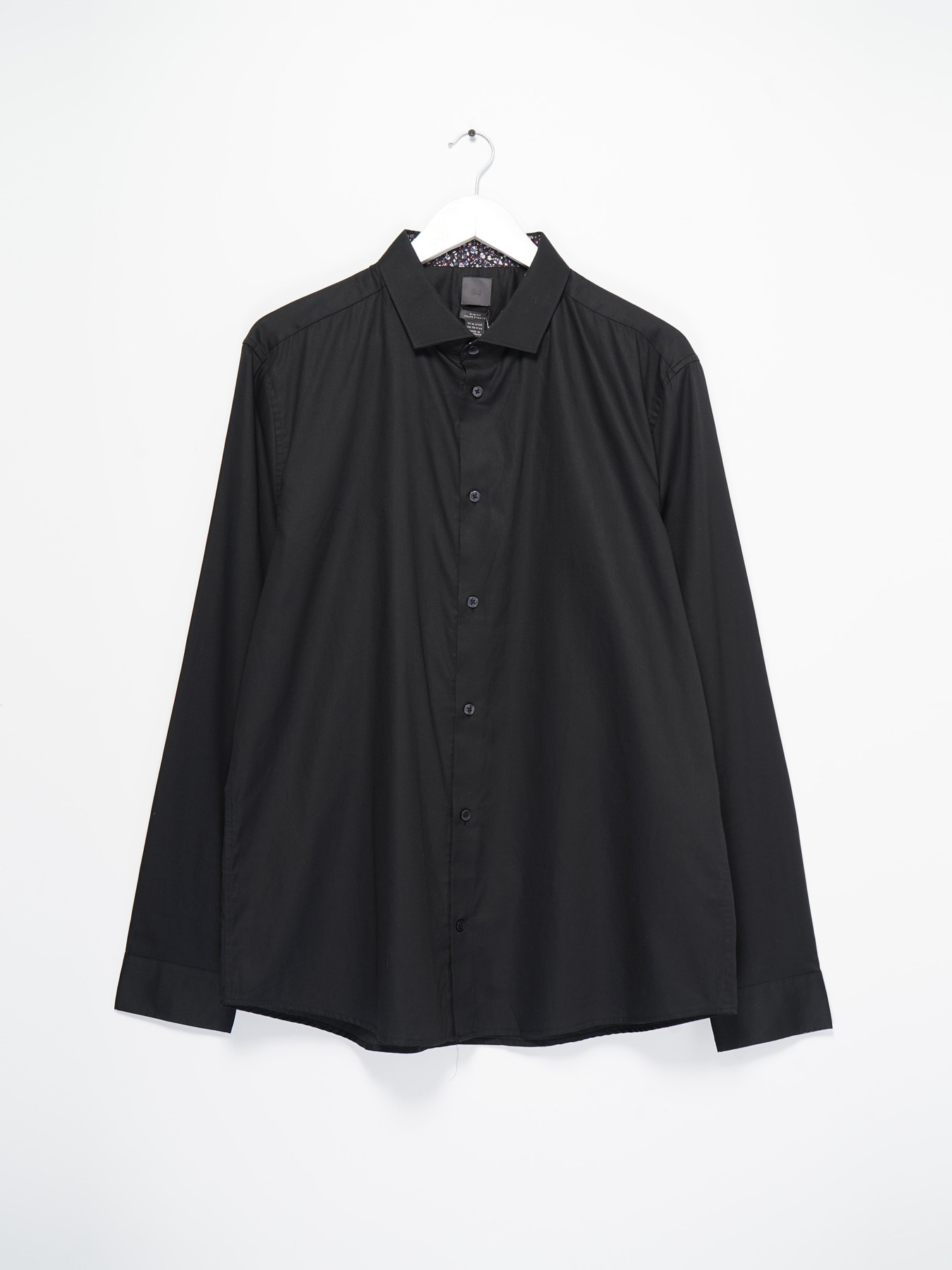 Сорочка H&M модель 0395127_чорний Фото