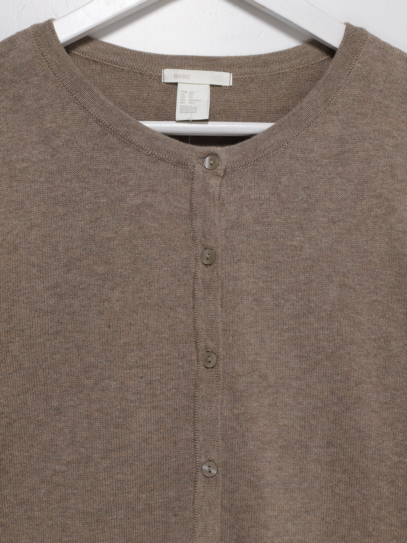 Кардиган H&M модель 0396371_бежевий Фото