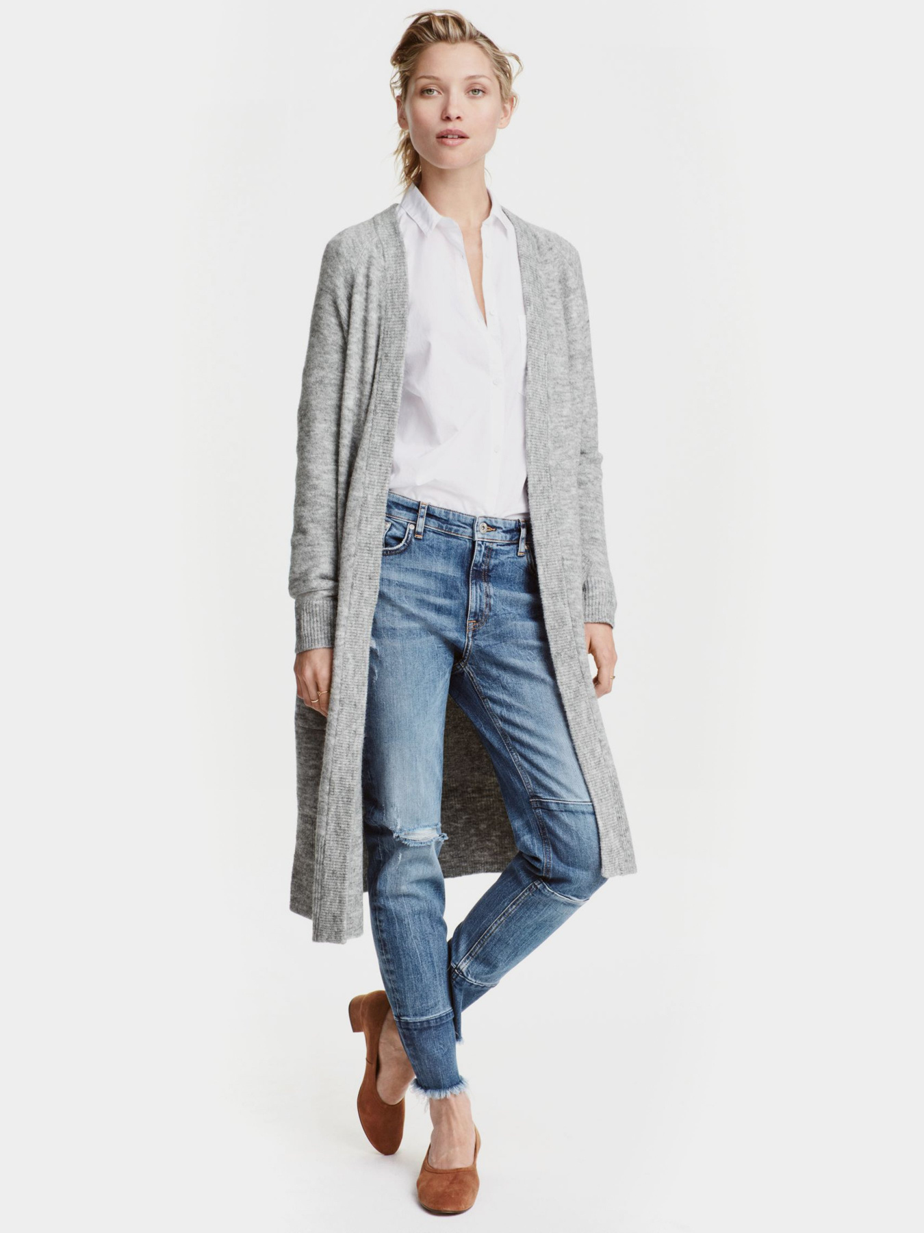 Кардиган H&M модель 0404710_сірий Фото