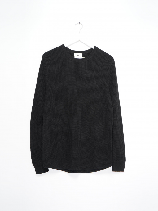 Джемпер H&M модель 0411750_чорний Фото