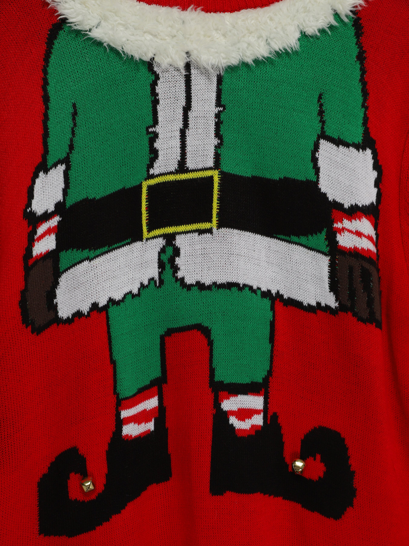 Джемпер H&M модель 04139434_червоний комб. Фото