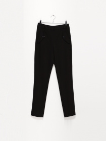 Брюки повседневные H&M модель 0408880_чорний Фото