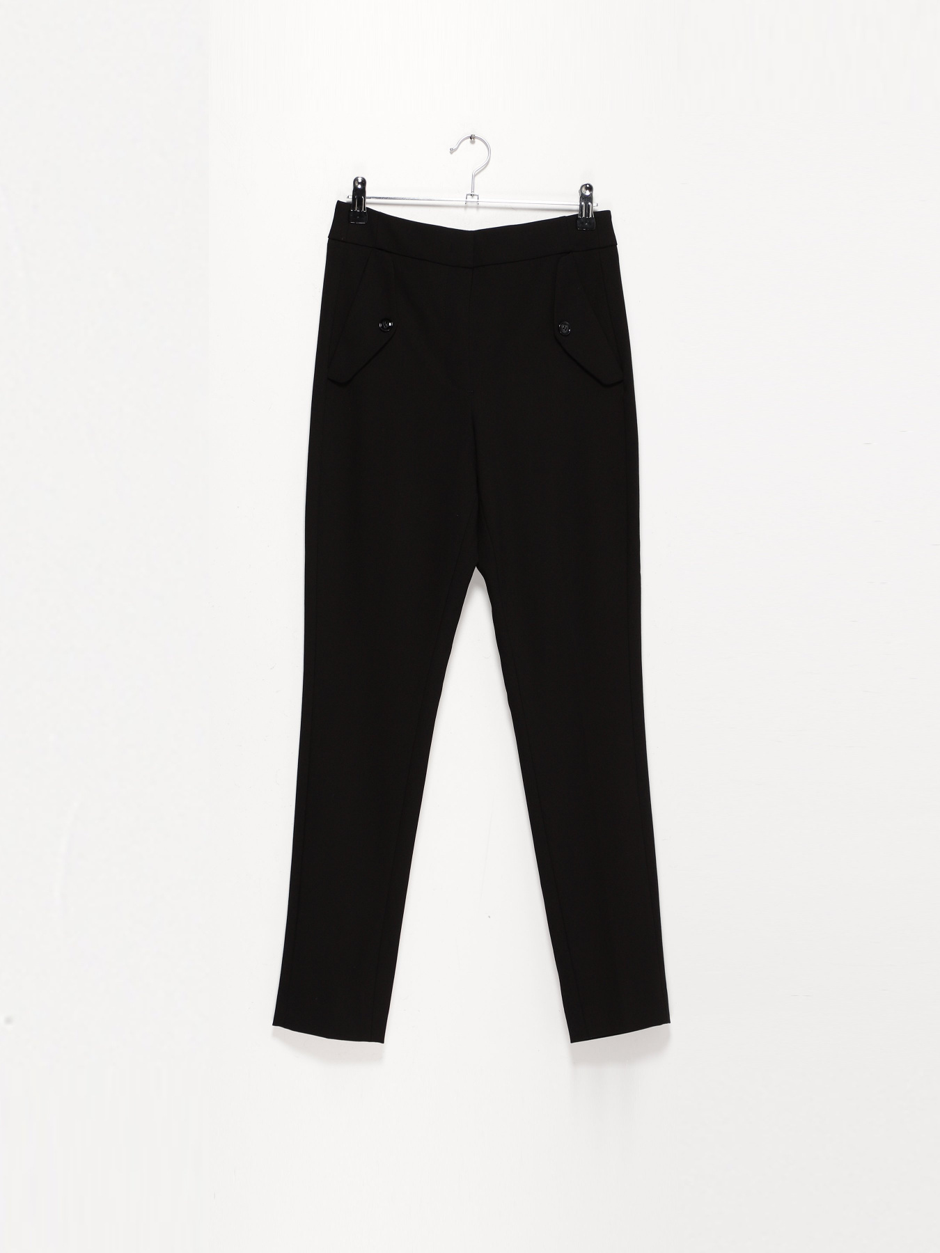 Брюки H&M модель 0408880_чорний Фото