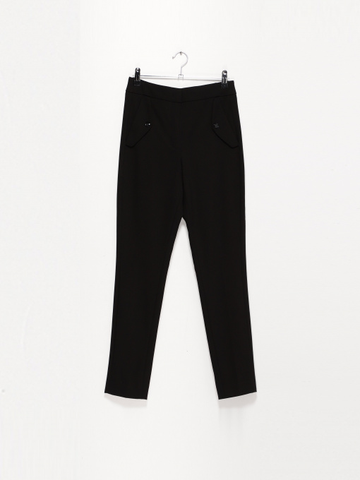 Повсякденні штани H&M модель 0408880_чорний Фото