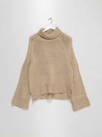 Свитер H&M модель 0419448_бежевий Фото