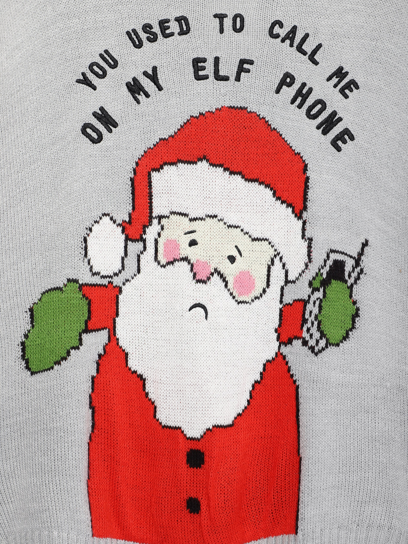 Джемпер H&M модель 0419507_сірий комб. Фото