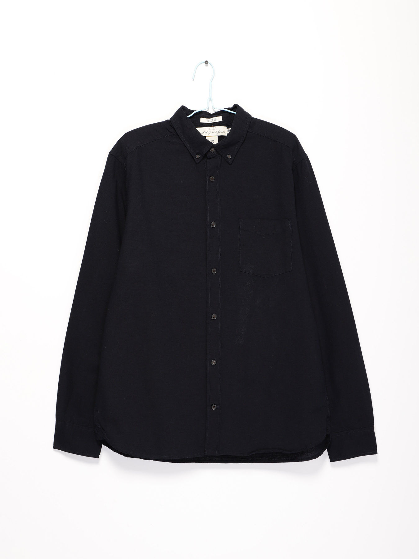 Рубашка H&M модель 0422823_т.синій Фото