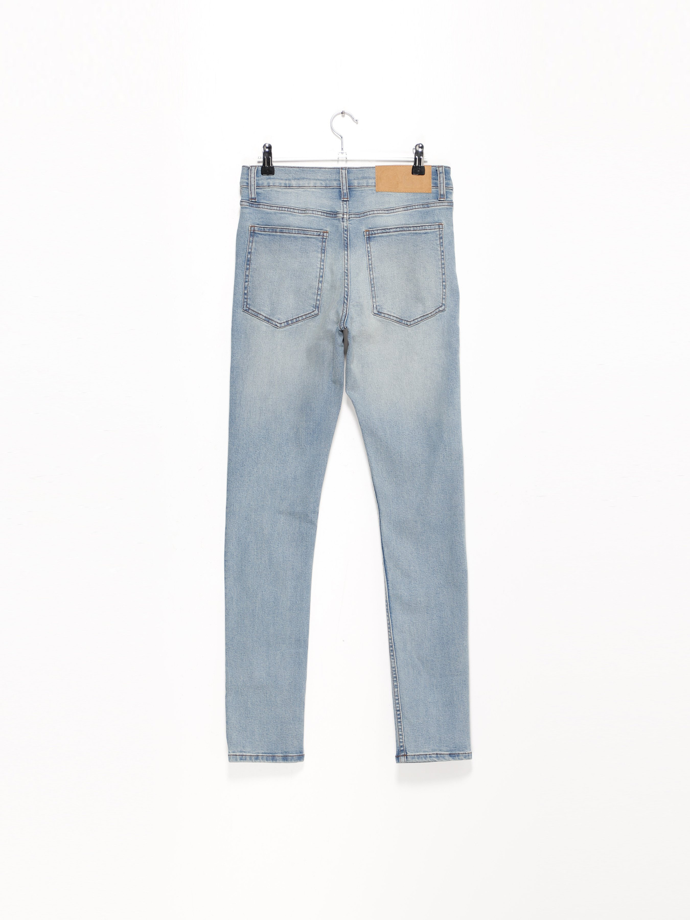 Зауженные джинсы H&M модель 0207463_блакитний Фото