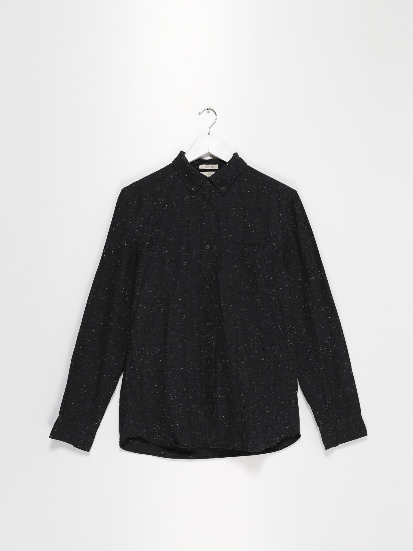 Сорочка H&M модель 0422823_чорний з білим Фото