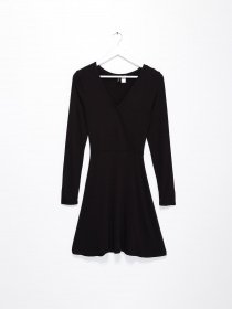 Платье мини H&M модель 0425905_чорний Фото