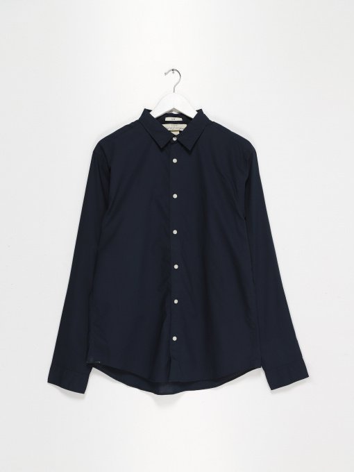 Рубашка повседневная H&M модель 0436711_т.синій Фото