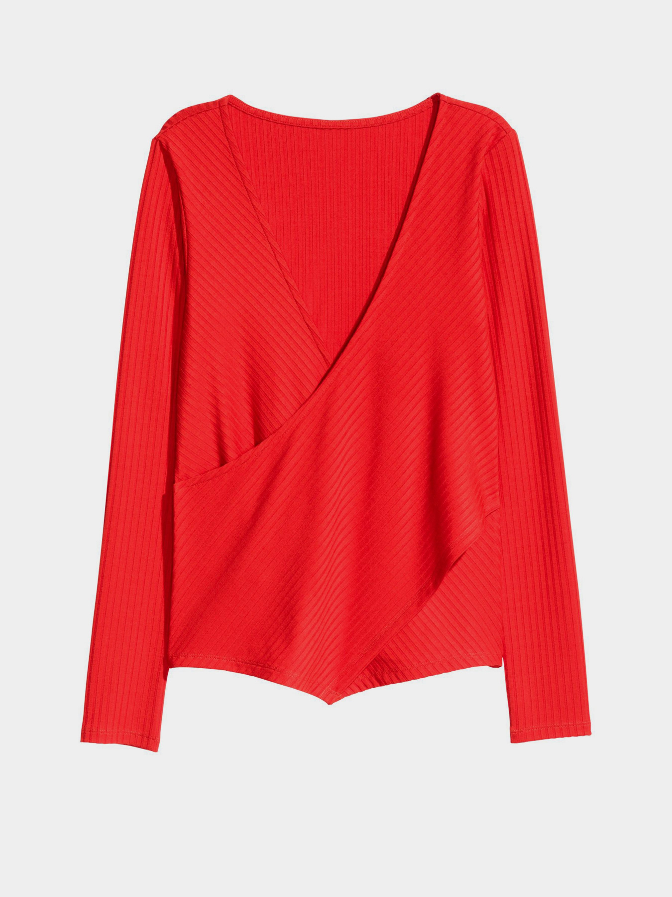 Лонгслив H&M модель 0419892_с.червоний Фото