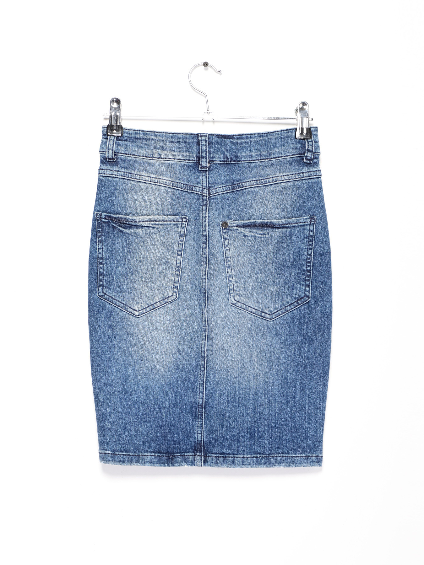 Джинсовая юбка H&M модель 0454068_синій Фото