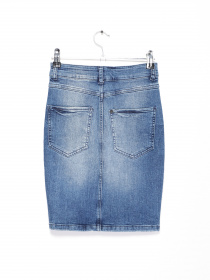 Джинсовая юбка H&M модель 0454068_синій Фото