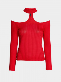 Лонгслив H&M модель 0423107_червоний Фото