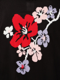 Свитер H&M модель 0467556_чорний комб. Фото