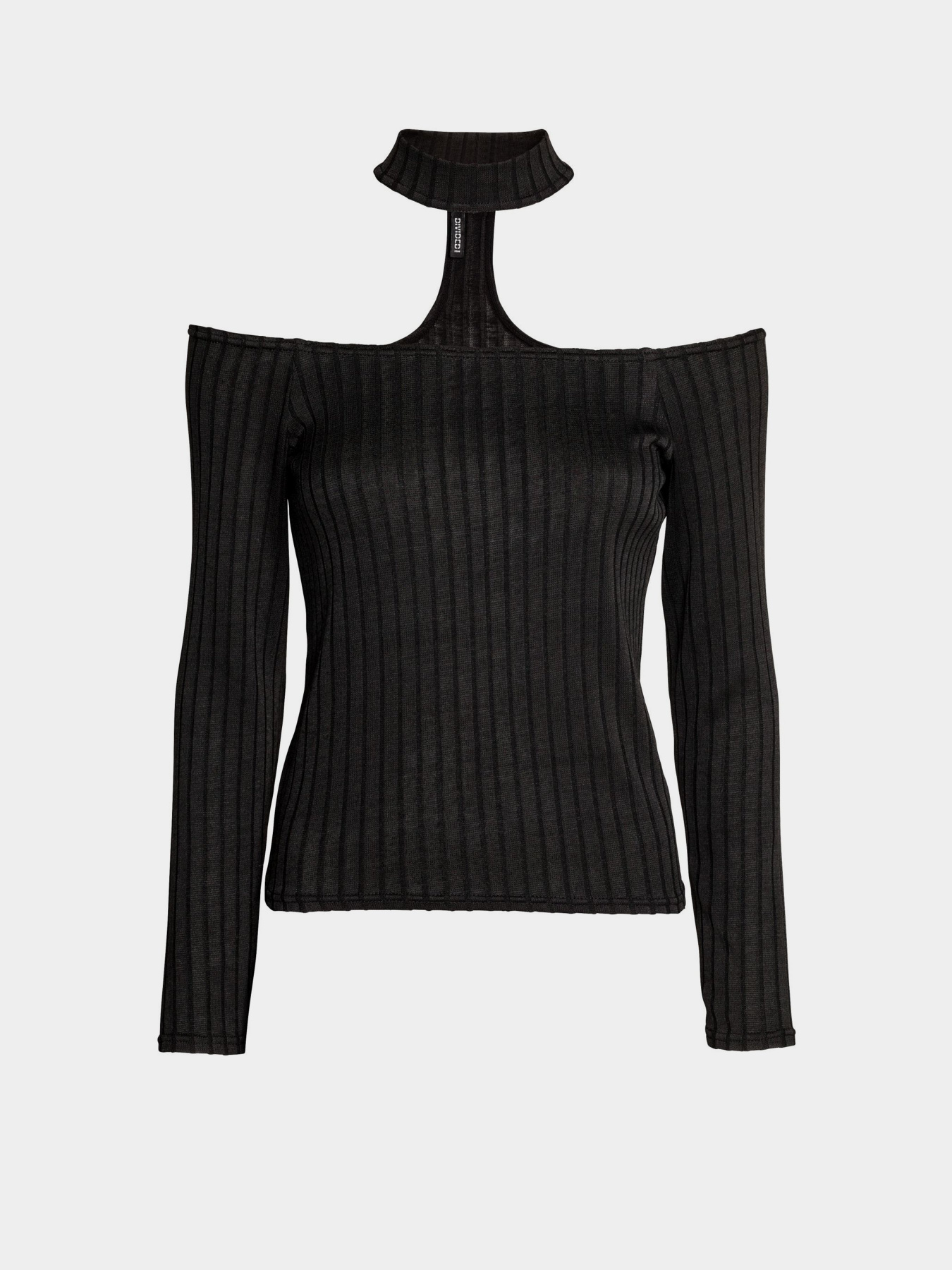 Лонгслив H&M модель 0423107_чорний Фото