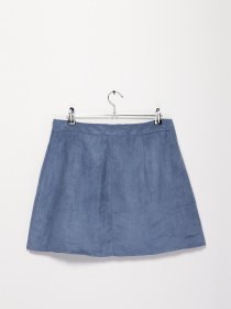 Юбка мини H&M модель 0478468_с.синій Фото