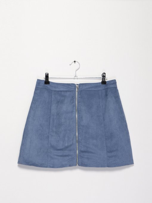 Спідниця міні H&M модель 0478468_с.синій Фото