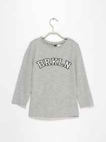 Лонгслив H&M модель 0478720_сірий Фото