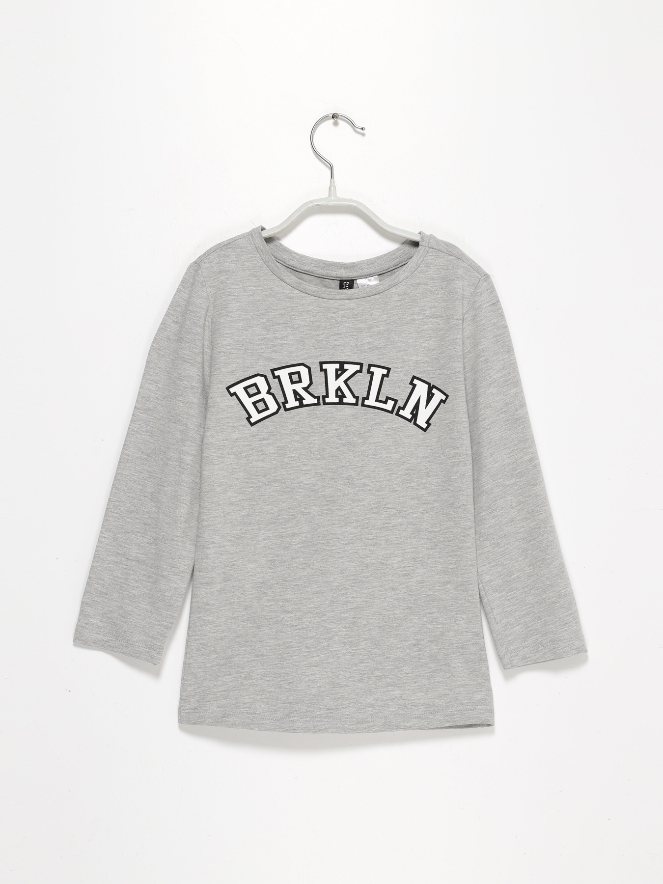 Лонгслив H&M модель 0478720_сірий Лонгслив H&M модель 0478720_сірий Фото