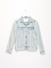 Джинсова куртка H&M модель 0484205_с.синій Фото