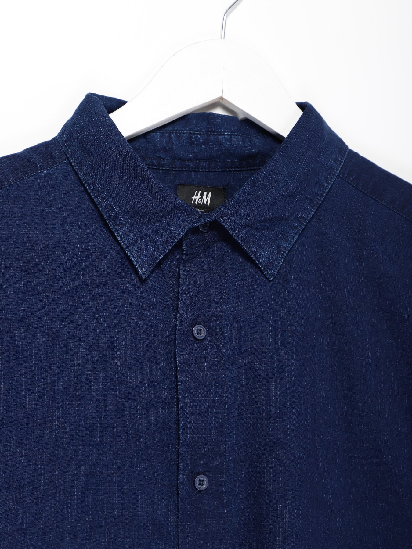 Сорочка H&M модель 0485442_т.синій Фото