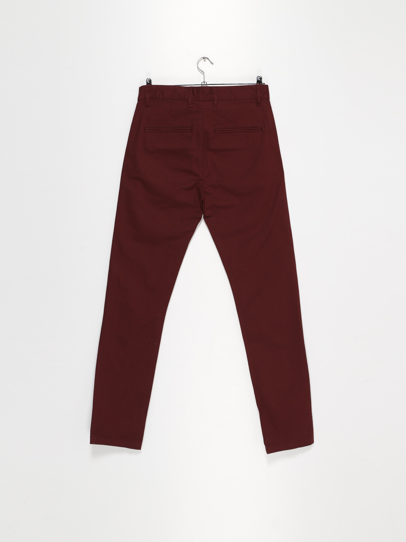 Повседневные штаны H&M модель 0491912_т.бордовий Фото