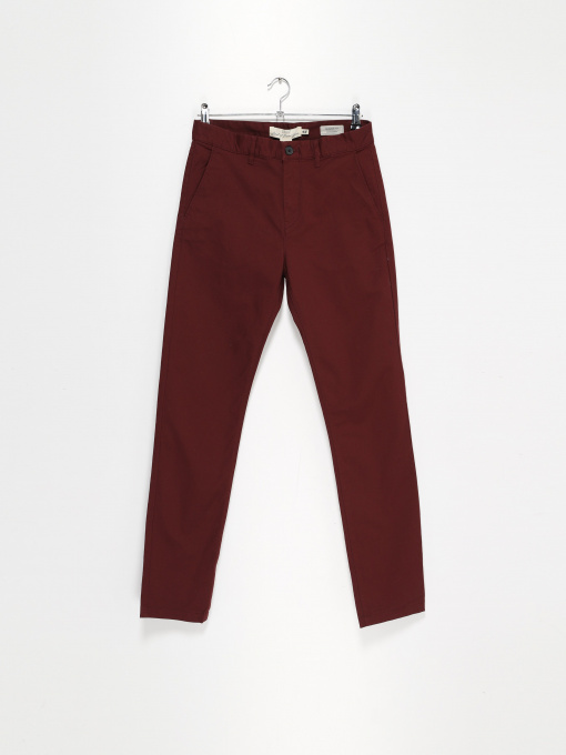 Повсякденні штани H&M модель 0491912_т.бордовий Фото