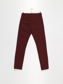 Повседневные штаны H&M модель 0491912_т.бордовий Фото