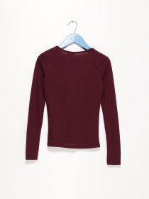 Лонгслив H&M модель 0425129_фіолетовий Фото