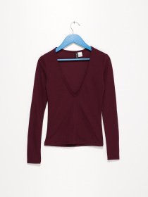 Лонгслив H&M модель 0425129_фіолетовий Фото