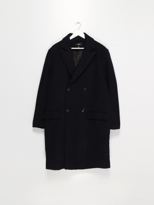 Пальто H&M модель 0501407_т.синій Фото
