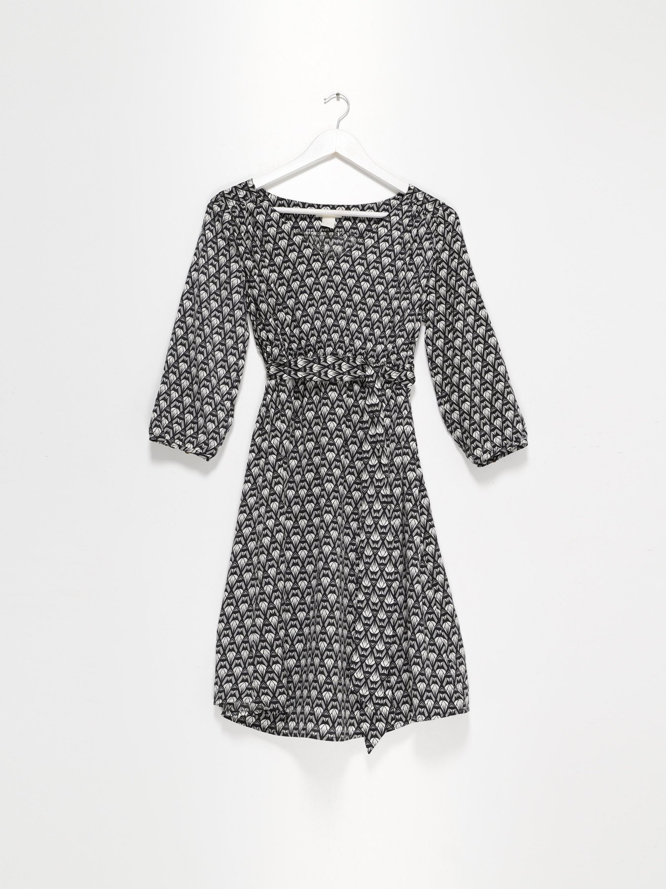 Платье миди H&M модель 0503642_комб. Фото