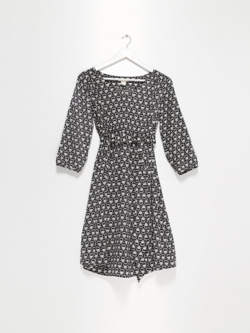 Платье миди H&M модель 0503642_комб. Фото