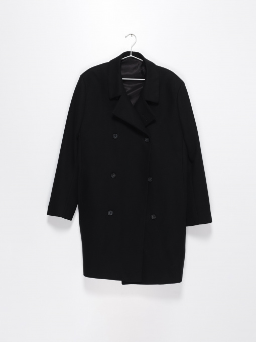 Пальто H&M модель 0514174_чорний Фото