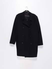 Пальто H&M модель 0514174_чорний Фото