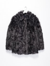 Искусственный мех H&M модель 0526740_т.сірий Фото