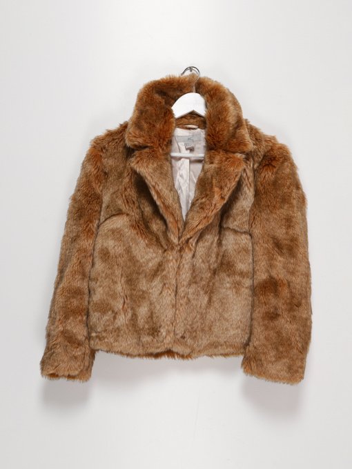 Шуба H&M Модель 0529174_с.коричневий Фото