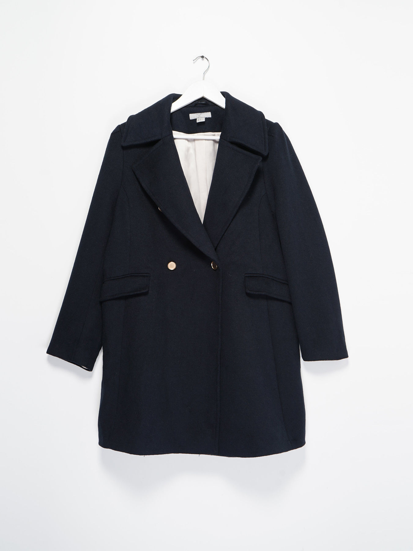 Пальто H&M модель 0534184_т.синій Фото