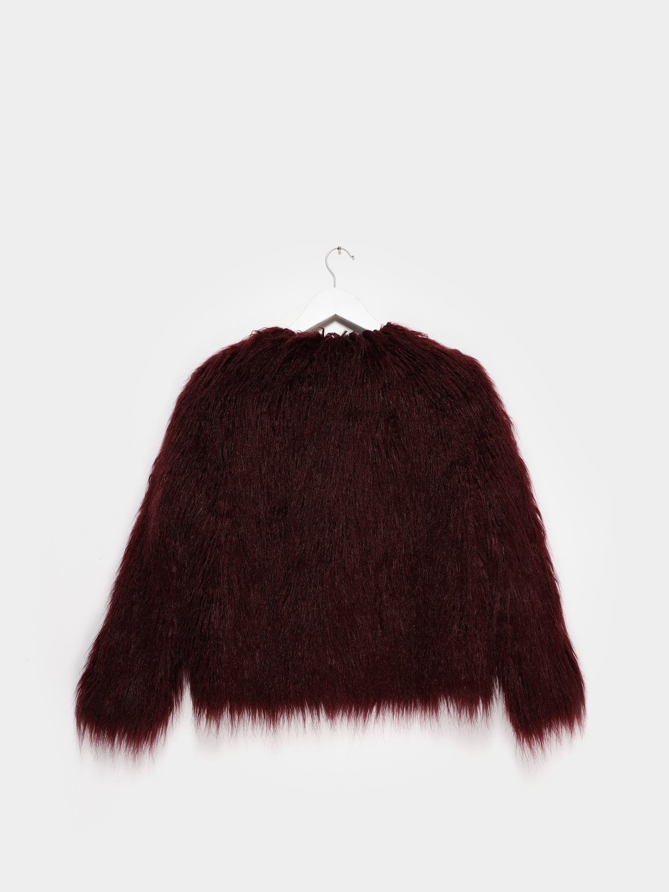 Шуба H&M модель 0537060_т.бордовий Фото