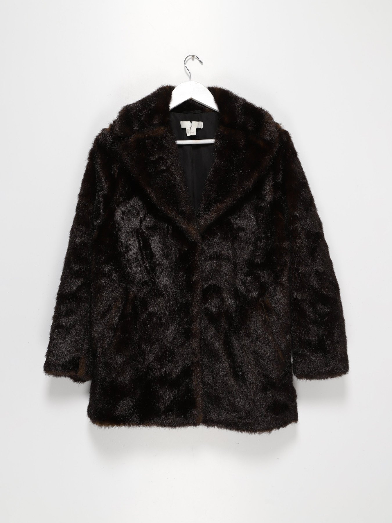 Искусственный мех H&M модель 0537545_т.коричневий Фото